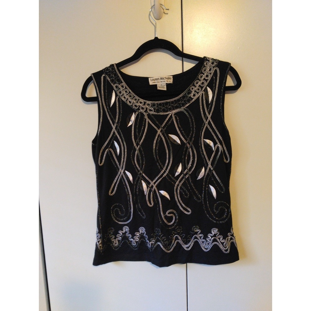 Womens‎ Vintage Y2K Embroidered Top Size M Feminine Dark Fairy Whimsigoth
